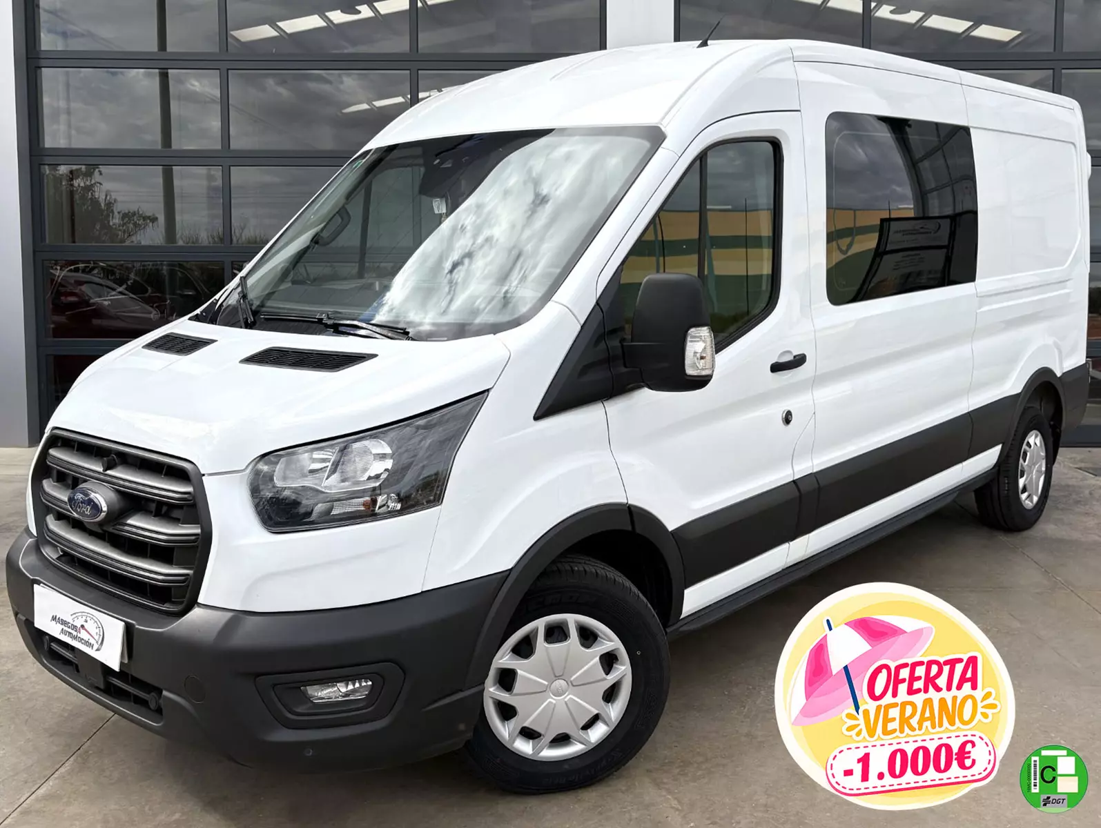 Transit 2.0 EcoBlue 130cv 350 Combi L3H2 Trend 7 Plazas